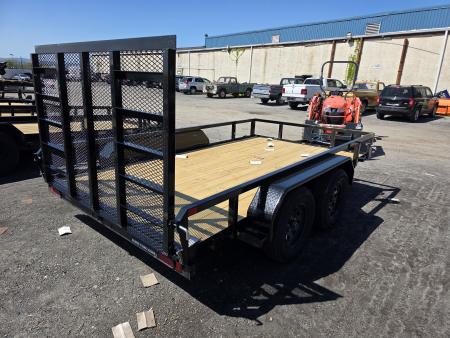 New 2026 Sure-Trac 7X12 7K - TUBE TOP Utility Trailer