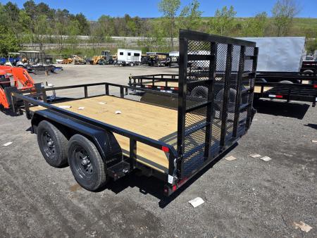 New 2026 Sure-Trac 7X12 7K - TUBE TOP Utility Trailer