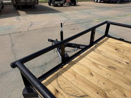 New #263979 2026 TOP HAT MP 16 X 83 TANDEM AXLE PIPE TOP UTILITY W/ 48" RAMP GATE