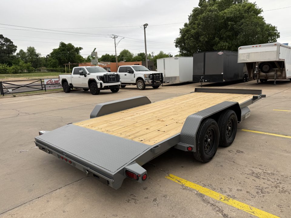New #263702 2026 TOP HAT DC07 18 X 83 TANDEM AXLE 7K WOOD FLOOR CAR HAULER