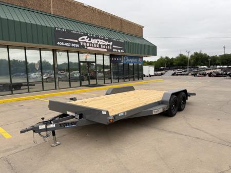 New #263702 2026 TOP HAT DC07 18 X 83 TANDEM AXLE 7K WOOD FLOOR CAR HAULER