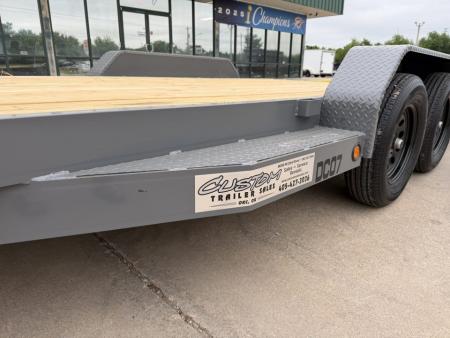 New #263702 2026 TOP HAT DC07 18 X 83 TANDEM AXLE 7K WOOD FLOOR CAR HAULER