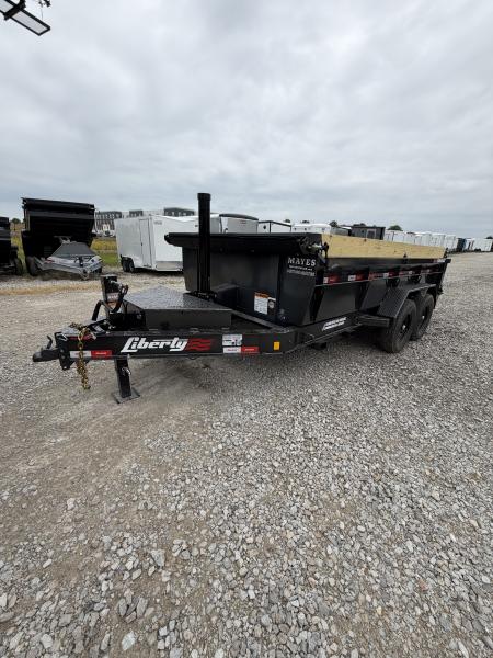 New 2026 LIBERTY LD14K83X14B8TS Dump Trailer 83X14 TA 24  SIDES TELESCOPIC (GVW:15400) ARSENAL GREY METALLIC