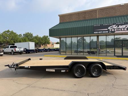 New #263013 2026 TOP HAT DC07 18 X 83 TANDEM AXLE 7K WOOD FLOOR CAR HAULER