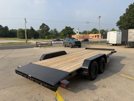 New #263013 2026 TOP HAT DC07 18 X 83 TANDEM AXLE 7K WOOD FLOOR CAR HAULER