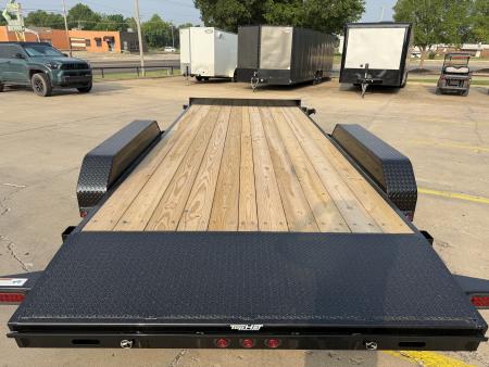 New #263013 2026 TOP HAT DC07 18 X 83 TANDEM AXLE 7K WOOD FLOOR CAR HAULER