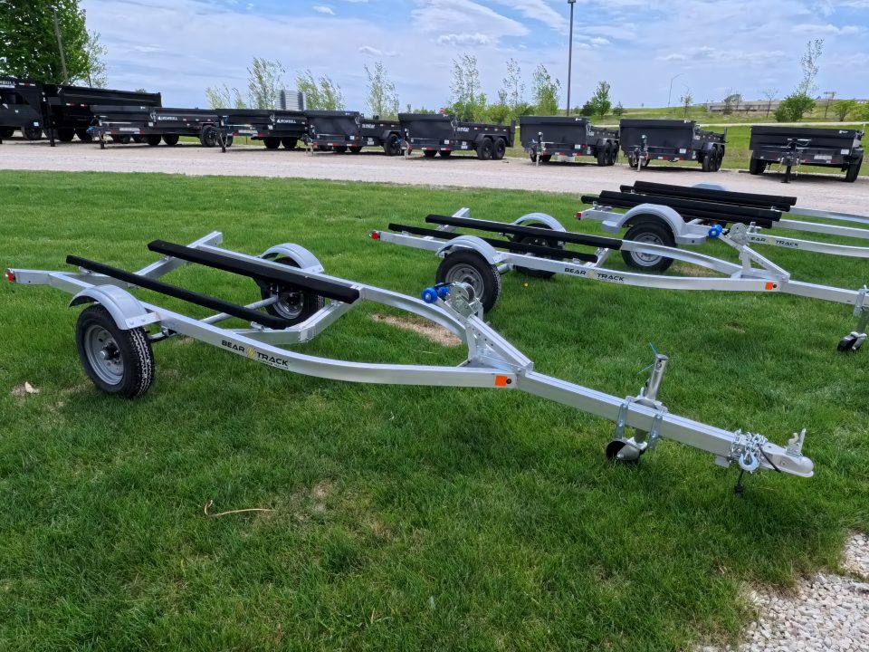 New 2026 Bear Track 44" x 115" Personal Watercraft Jet Ski Trailer w/ Tongue Jack and 1500 lb. GVWR
