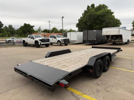 New #364050 2026 TOP HAT DC07 20 X 83 TANDEM AXLE 7K WOOD FLOOR CAR HAULER