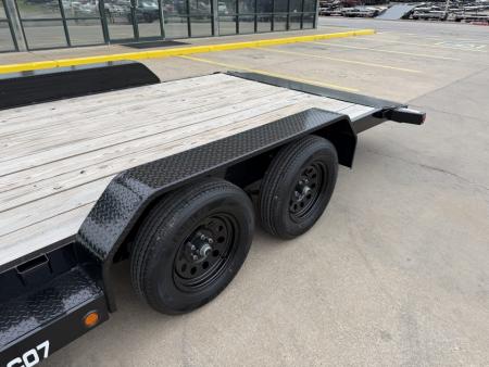 New #364050 2026 TOP HAT DC07 20 X 83 TANDEM AXLE 7K WOOD FLOOR CAR HAULER
