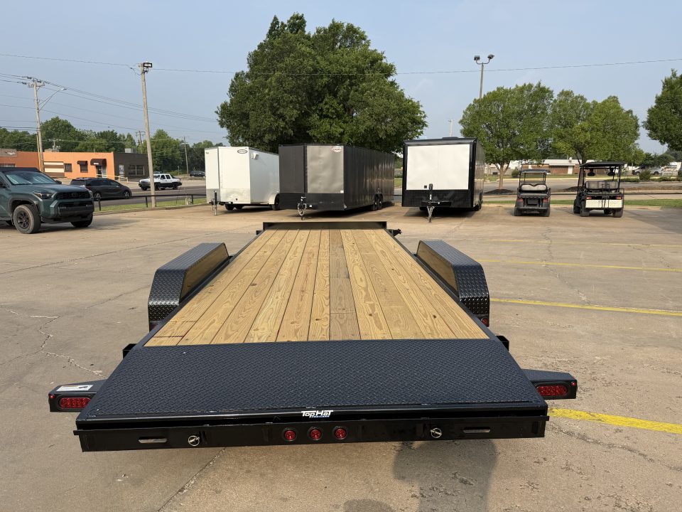 New #364051 2026 TOP HAT DC07 20 X 83 TANDEM AXLE 7K WOOD FLOOR CAR HAULER