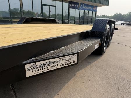 New #364051 2026 TOP HAT DC07 20 X 83 TANDEM AXLE 7K WOOD FLOOR CAR HAULER