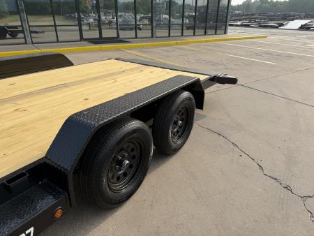 New #364051 2026 TOP HAT DC07 20 X 83 TANDEM AXLE 7K WOOD FLOOR CAR HAULER