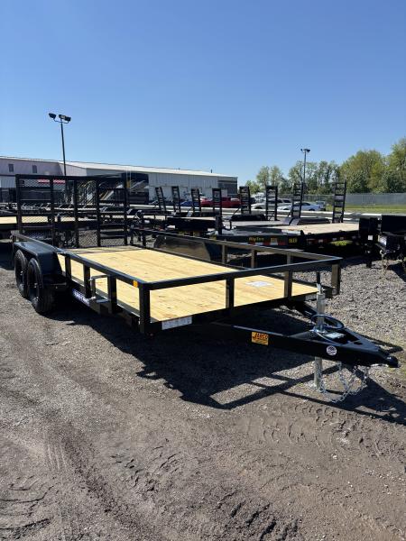 New 2026 Sure-Trac 7 x 16 Tube Top Utility Trailer