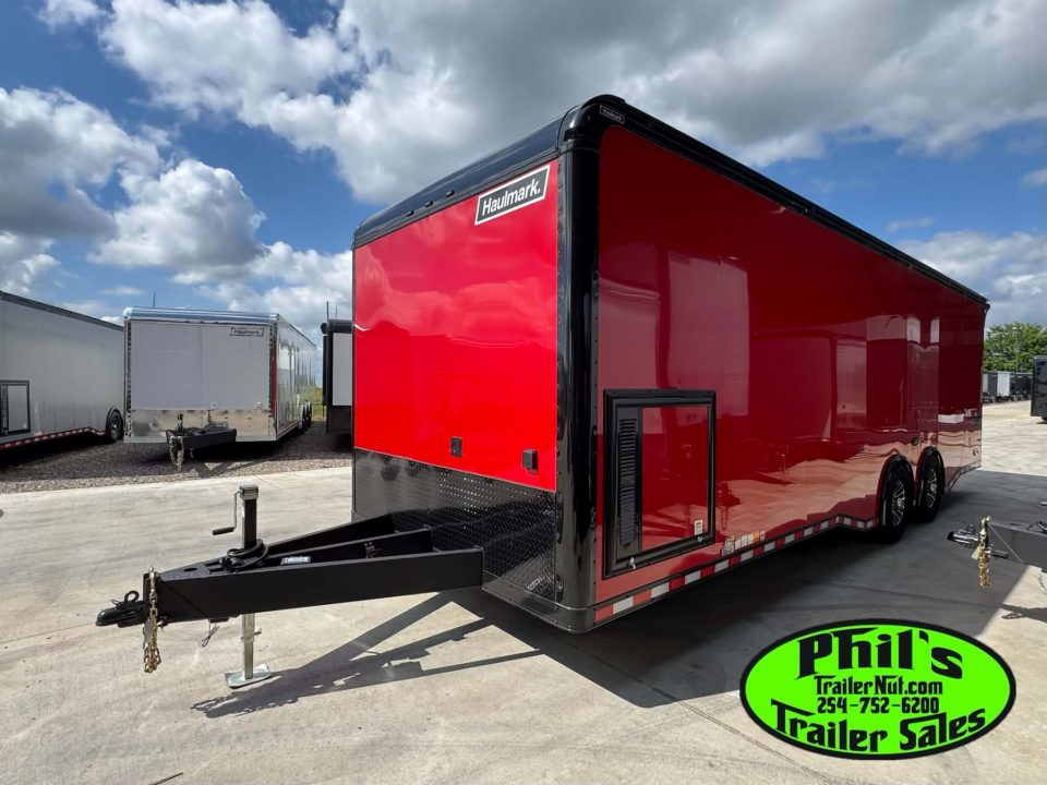 New Haulmark NEW 8.5X28 EDGE PRO ENCLOSED CAR RACE TRAILER HAULER ELECTRIC AWNING Car / Racing Trailer