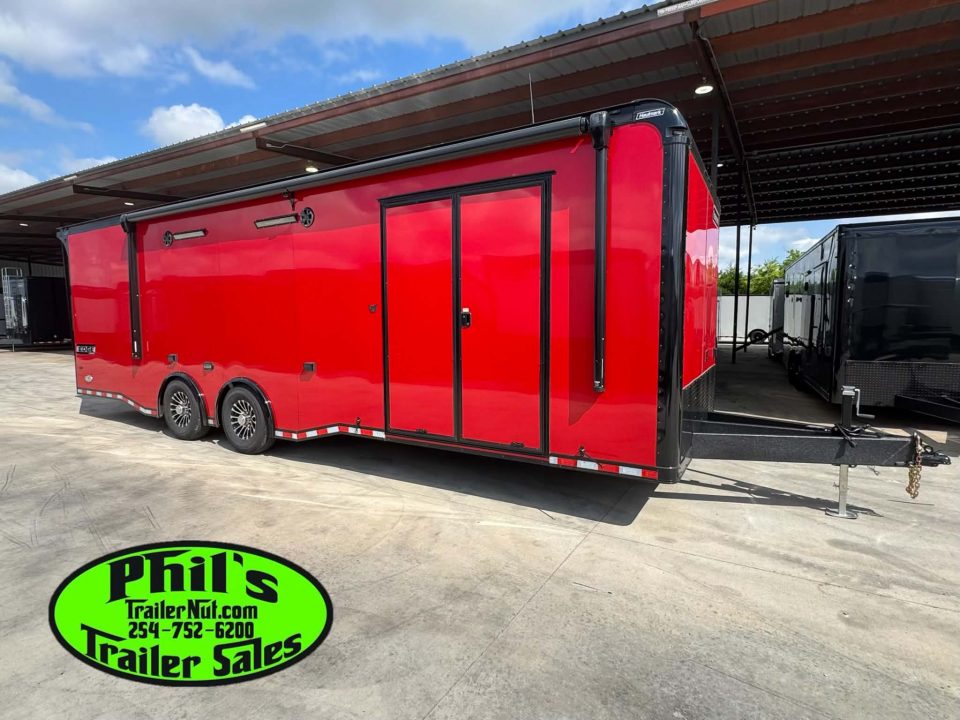 New Haulmark NEW 8.5X28 EDGE PRO ENCLOSED CAR RACE TRAILER HAULER ELECTRIC AWNING Car / Racing Trailer