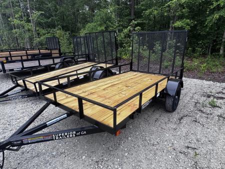 New 2026 Superior Manufacturing 5X10 SA L-IRON STANDARD Utility Trailer