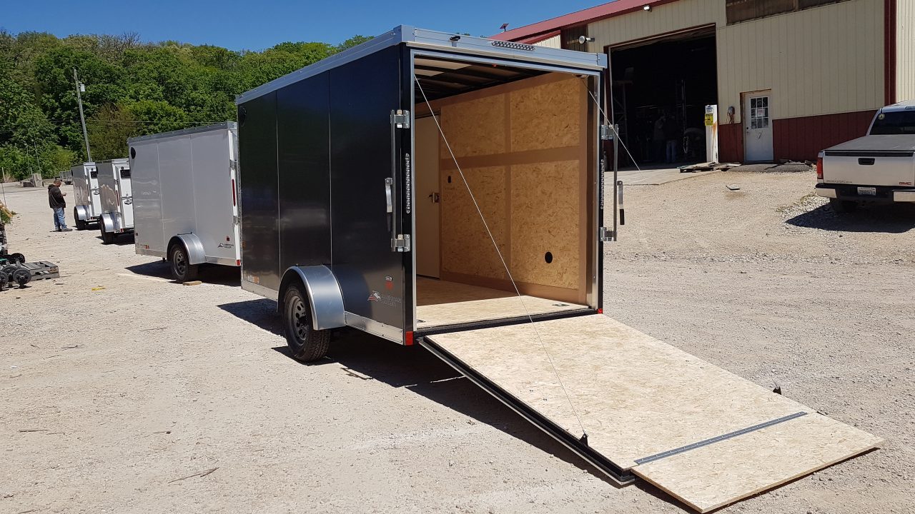 New 2026 AMERICAN HAULER 6x12 Nighthawk 3K Cargo / Enclosed Trailer