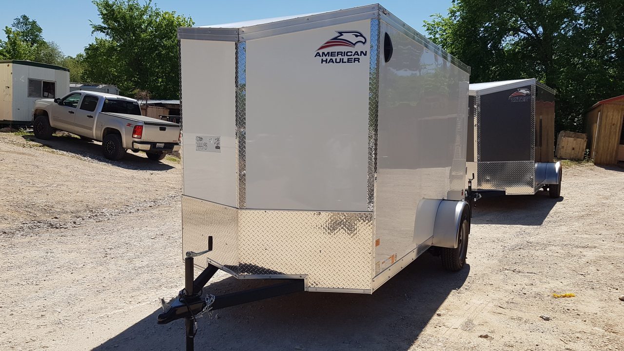 New 2026 AMERICAN HAULER 6x12 Nighthawk 3K Cargo / Enclosed Trailer