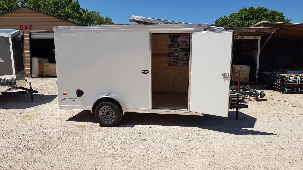 New 2026 AMERICAN HAULER 6x12 Nighthawk 3K Cargo / Enclosed Trailer