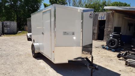 New 2026 AMERICAN HAULER 6x12 Nighthawk 3K Cargo / Enclosed Trailer