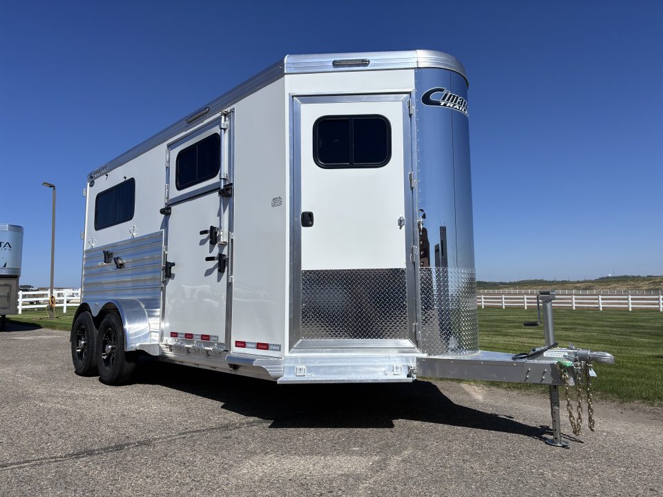 New 2026 Cimarron Trailers 2H Straight Load BP Horse Trailer