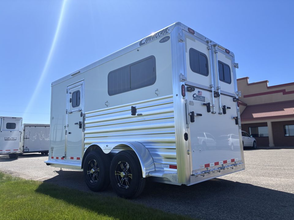 New 2026 Cimarron Trailers 2H Straight Load BP Horse Trailer