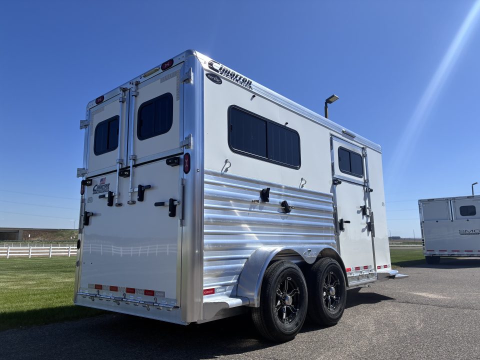 New 2026 Cimarron Trailers 2H Straight Load BP Horse Trailer