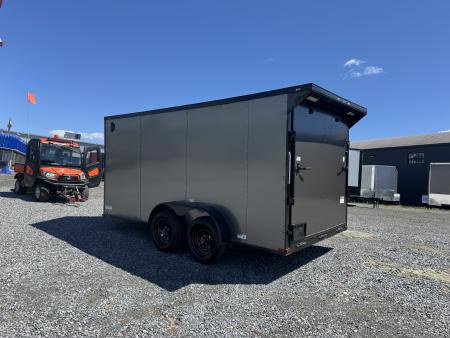 New 2026 Quality Cargo 7X14TA CHARCOAL W/ BLK Cargo / Enclosed Trailer
