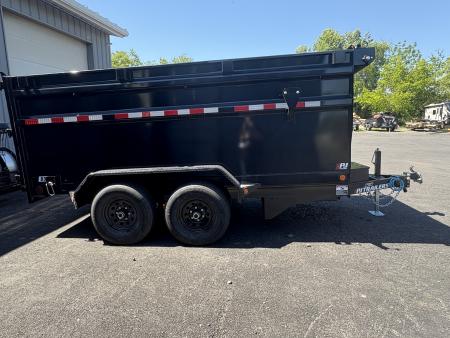 New 2027 PJ Trailers 12'x72" Tandem Axle Dump Trailer