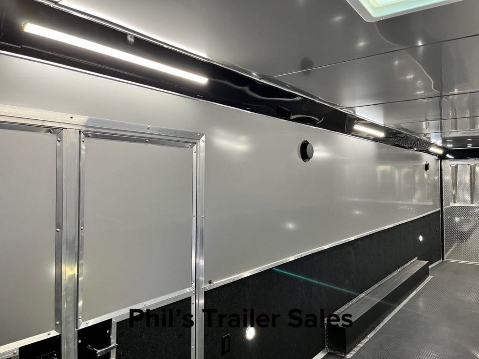 New Haulmark NEW 85X34 EDGE ENCLOSED CAR RACE TRAILER ELECTRIC AWNINGS AIRLINES TRAILER CARGO TRAILERS CAR HAULER Car / Racing Trailer DELIVERY OUT OF UTAH!