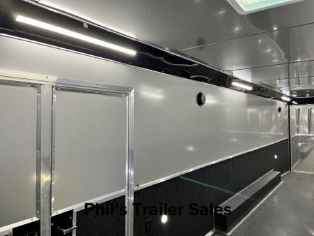 New Haulmark NEW 85X34 EDGE ENCLOSED CAR RACE TRAILER ELECTRIC AWNINGS AIRLINES TRAILER CARGO TRAILERS CAR HAULER Car / Racing Trailer DELIVERY OUT OF UTAH!