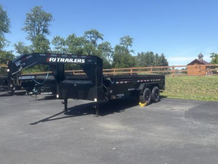 New 2026 PJ Trailers 16'x83  GN Low Pro Dump Trailer