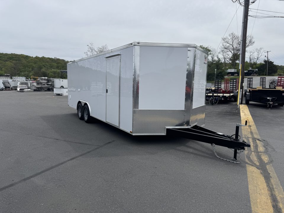 New 2026 Quality Cargo 8.5X22 TA3 Cargo / Enclosed Trailer *WHITE