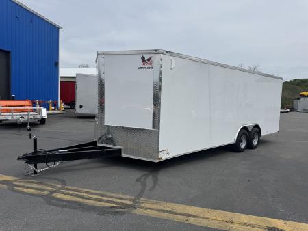 New 2026 Quality Cargo 8.5X22 TA3 Cargo / Enclosed Trailer *WHITE