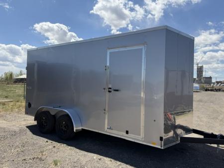 New 2026 Pace American Trailers 7x16 Outback DLX V-Nose- 7K- Silver