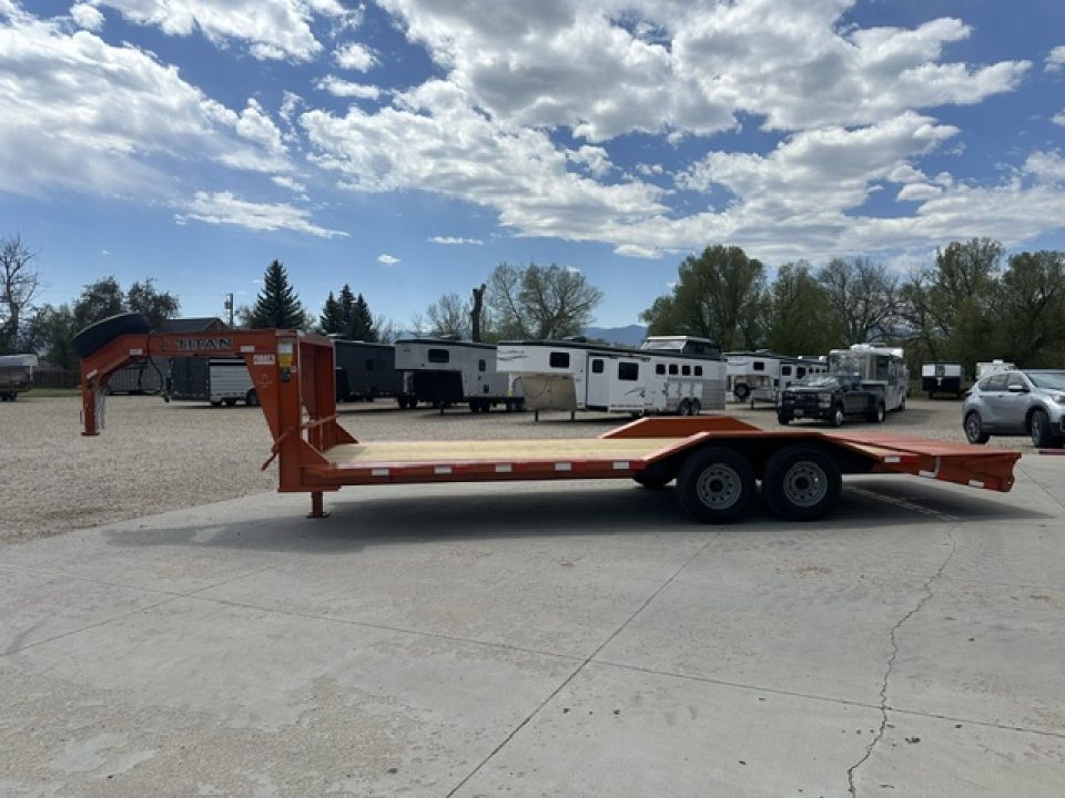 New 2026 Titan Lo Glide 23' Flatbed