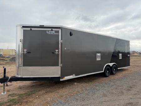 New 2026 Look Trailers ELEMENT 8.5X29 Snowmobile Trailer W/FRT RAMP 10K