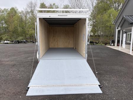New 2026 CAR MATE TRAILERS 7x14 7K 74"Interior Contractor with rear ramp door
