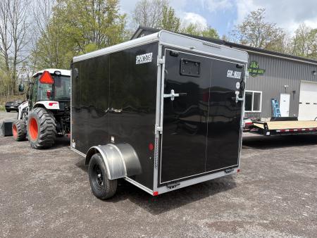 New 2026 CAR MATE TRAILERS 6x10 6' Interior Cargo / Enclosed Trailer with Ramp Door