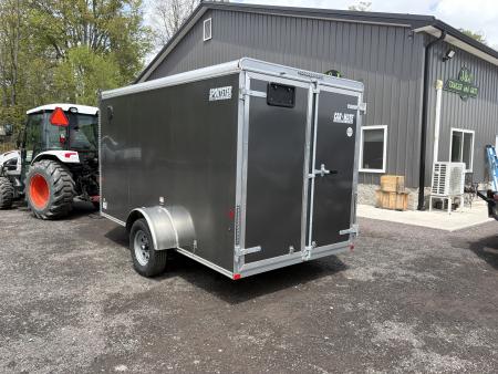 New 2026 CAR MATE TRAILERS 6x12 6' Interior Sportster Cargo / Enclosed Trailer with Rear Double Doors