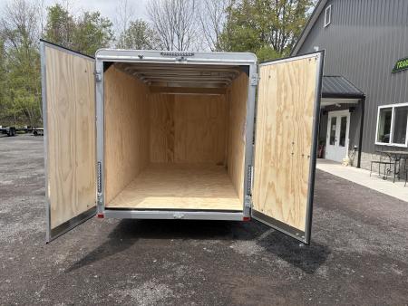 New 2026 CAR MATE TRAILERS 6x12 6' Interior Sportster Cargo / Enclosed Trailer with Rear Double Doors
