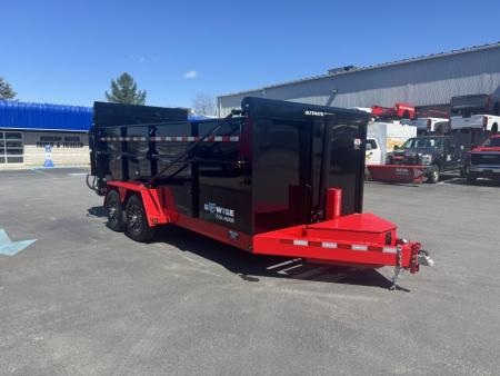 New 2026 BWISE DUT16-15 Dump Trailer *ULTIMATE DUMP *RED W/ BLACK