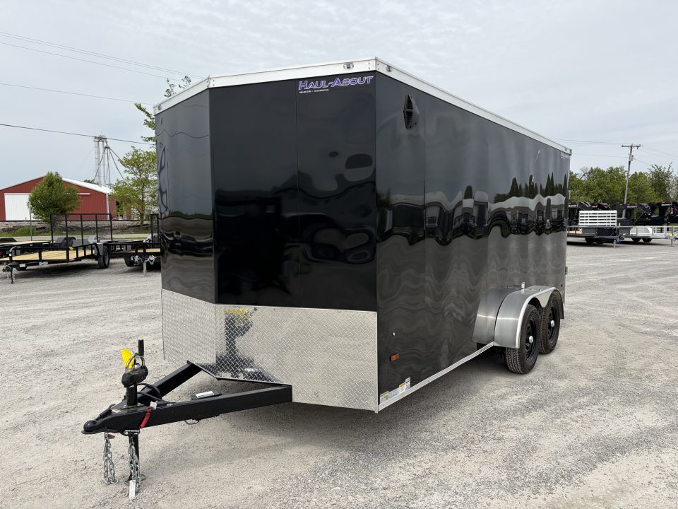 New 2026 Haul About Trailers BCT716TA2 (7' X 16') 7K V-Nose Cargo / Enclosed Trailer