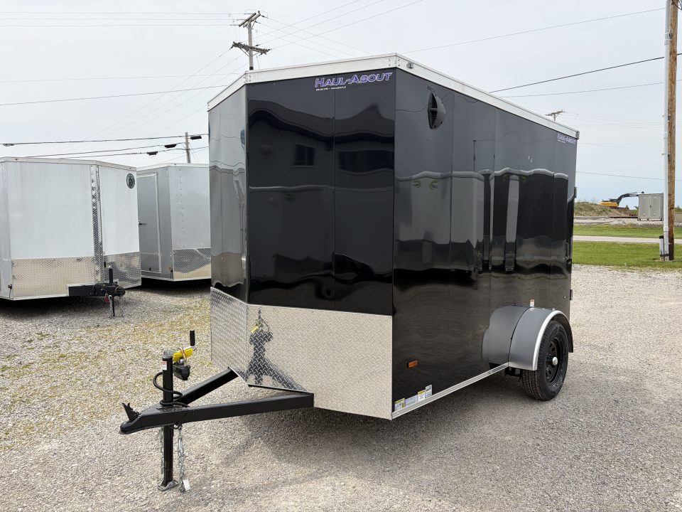 New 2027 Haul About Trailers Bobcat BCT610SA (6' X 10') 2.9K V-NOSE Cargo / Enclosed Trailer