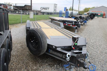 New 2026 Diamond C Trailers 24' 24K GVWR STOCK ID 53517 Tilt Trailer