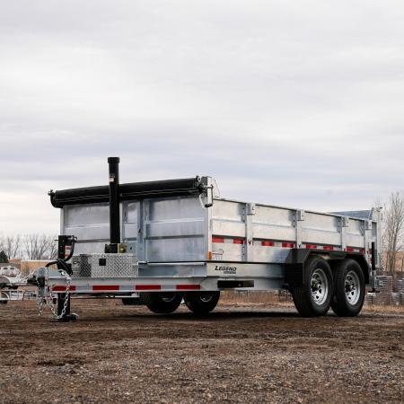 New 2026 Legend Trailers Galvanized D8214-14 Dump Trailer