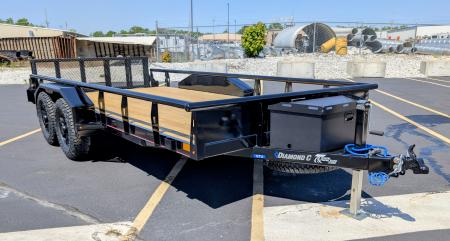 New Diamond C GTU235-16' Bi-Fold Gate, Venture Pkg, Premium Utility Trailer