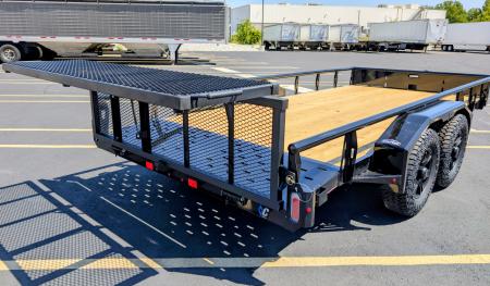 New GTU-235-16' Bi-Fold Gate, Venture Pkg, Premium Utility Trailer