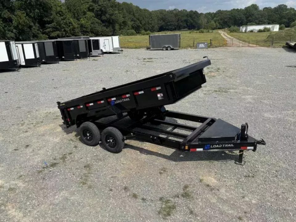 New 2026 Load Trail DL 83X14 LOW-PRO 14K GVWR Dump Trailer W/RAMPS,, TARP, SPREAD GATE, 24INCH SIDES, 10PLY TIRES, MAX TOOL BOX