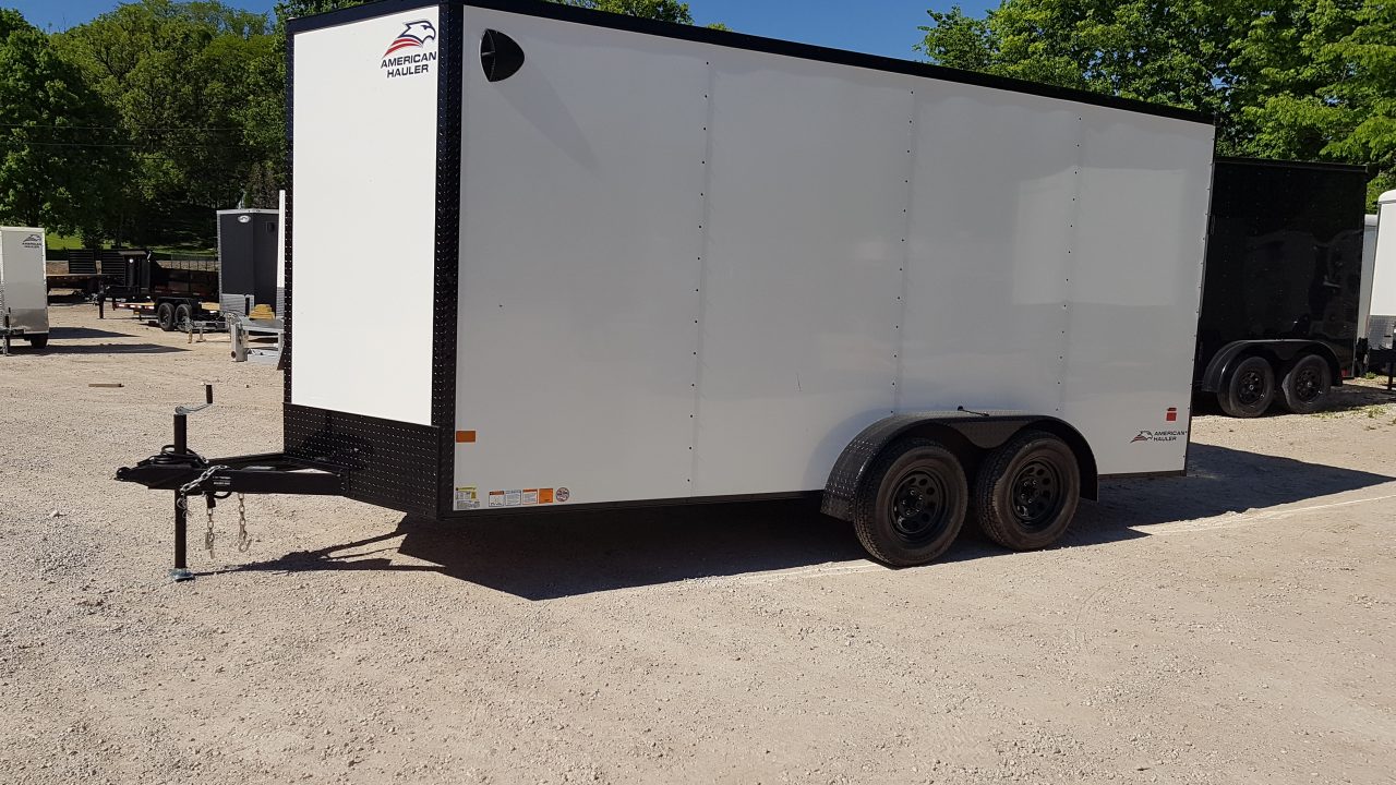 New 2026 AMERICAN HAULER 7x16 Arrow Deluxe Cargo / Enclosed Trailer